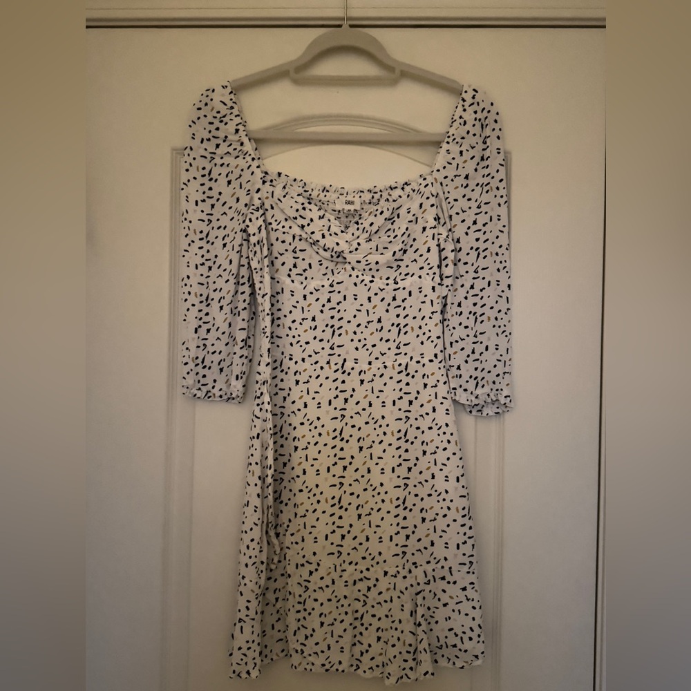 Elegant Black and White Women's Dress